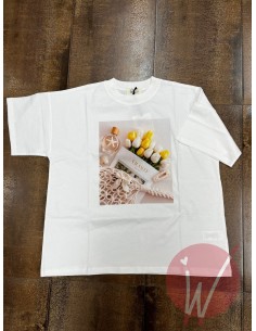T-Shirt Tulip Bianco -VICOLO- 2