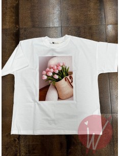 T-Shirt Tulip Rosa -VICOLO- 2