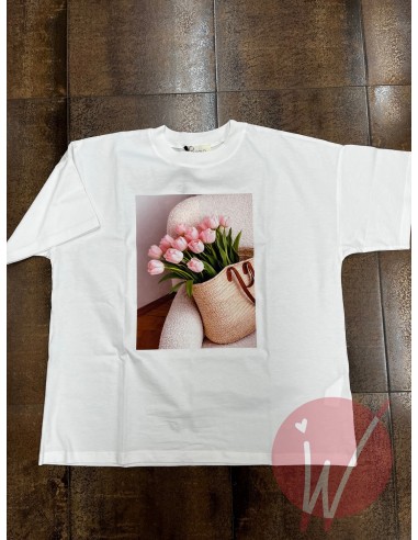 T-Shirt Tulip Rosa -VICOLO-
