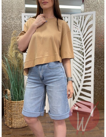 T-Shirt Asimmetrica Coco Safari -VICOLO-