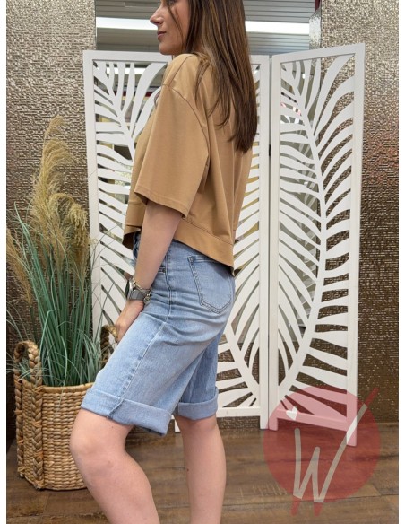 T-Shirt Asimmetrica Coco Safari -VICOLO-