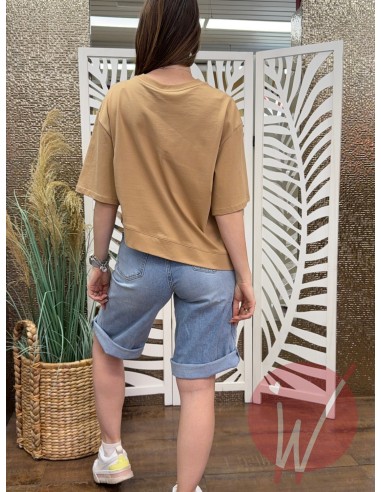 T-Shirt Asimmetrica Coco Safari -VICOLO-