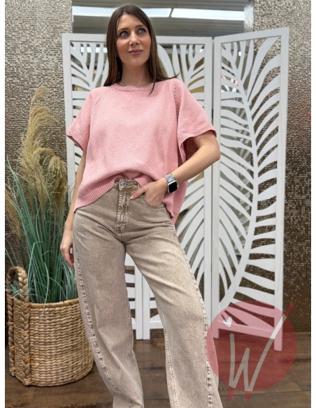 Maglia Cleo Rosa -VICOLO-