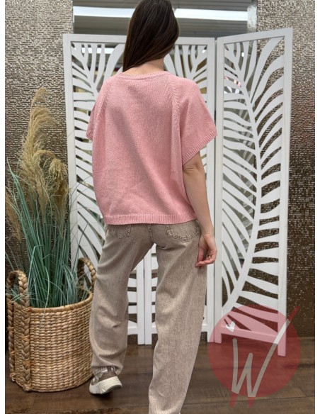 Maglia Cleo Rosa -VICOLO-