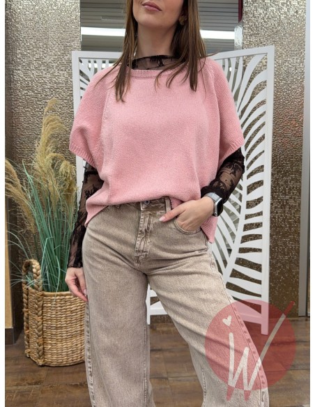 Maglia Cleo Rosa -VICOLO-