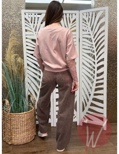 Jeans Wide Leg Venice Cioccolato