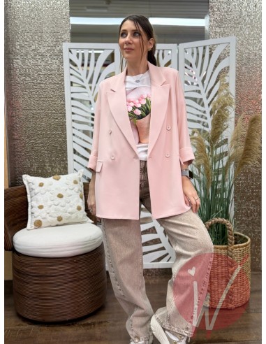 Blazer Faith Rosa Cipria -VICOLO-
