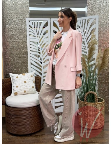 Blazer Faith Rosa Cipria -VICOLO-