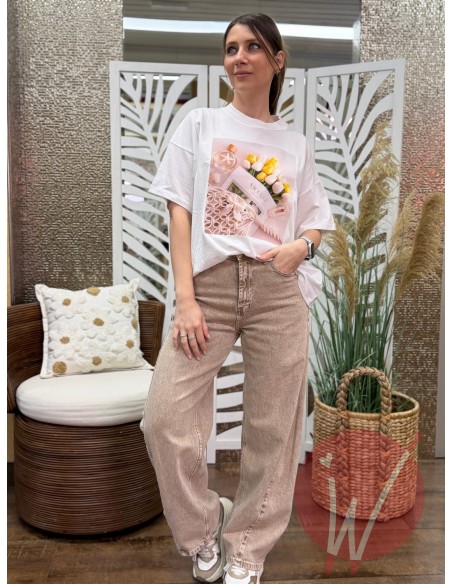 T-Shirt Tulip Giallo -VICOLO-