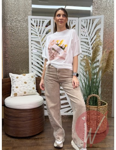 T-Shirt Tulip Giallo -VICOLO-