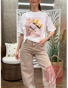 T-Shirt Tulip Giallo -VICOLO-