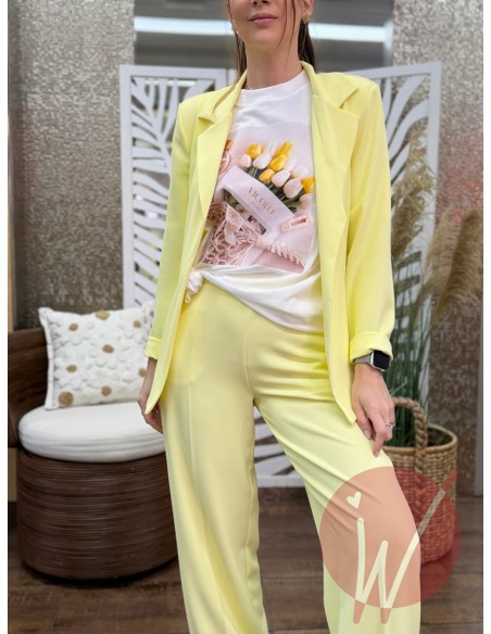 T-Shirt Tulip Giallo -VICOLO-