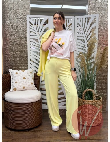 T-Shirt Tulip Giallo -VICOLO-