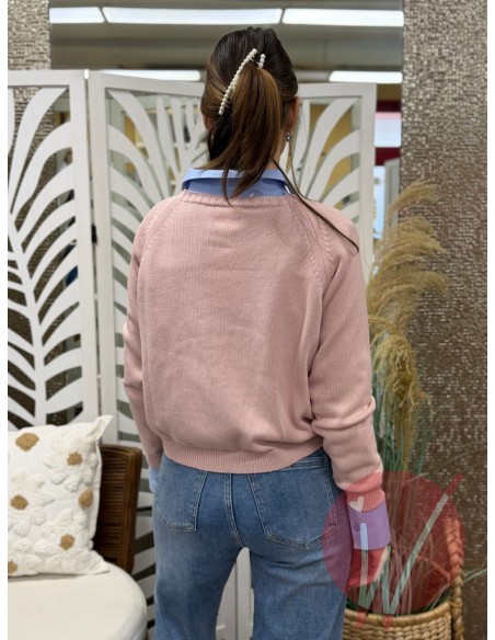 Maglia Claire Rosa Cipria