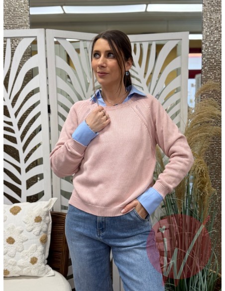 Maglia Claire Rosa Cipria