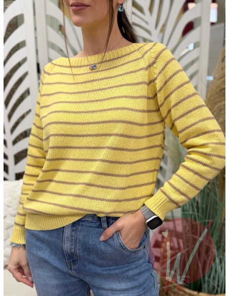 Maglie Righe Anita Giallo