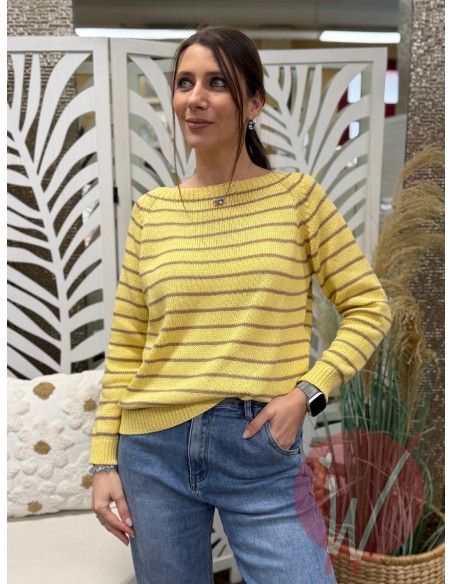 Maglie Righe Anita Giallo