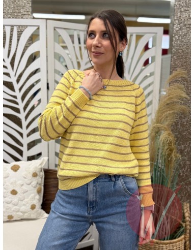 Maglie Righe Anita Giallo