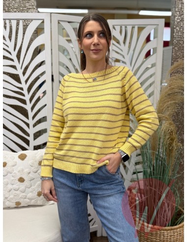 Maglie Righe Anita Giallo