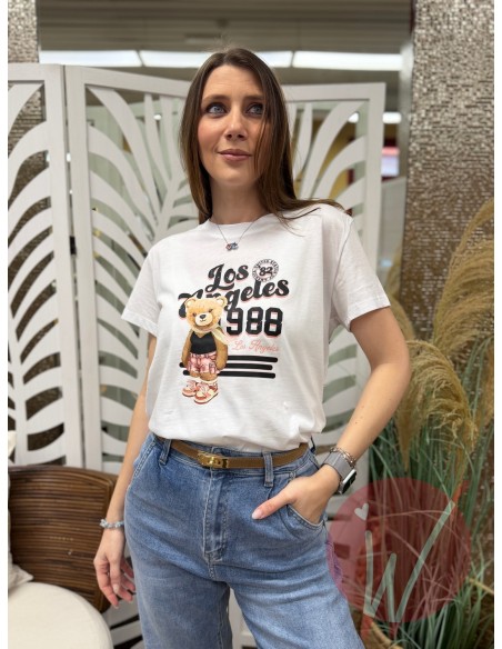T-Shirt Teddy LA Bianco