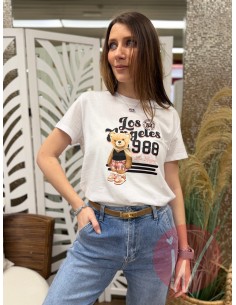 T-Shirt Teddy LA Bianco