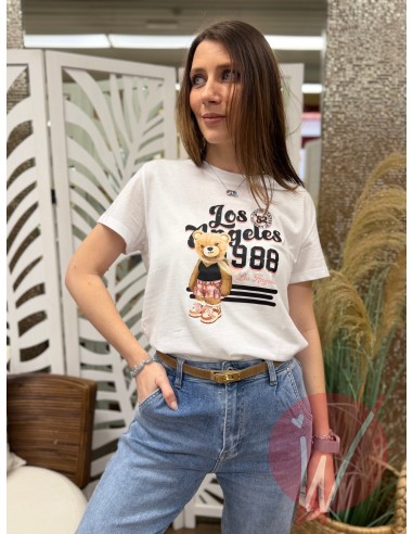 T-Shirt Teddy LA Bianco