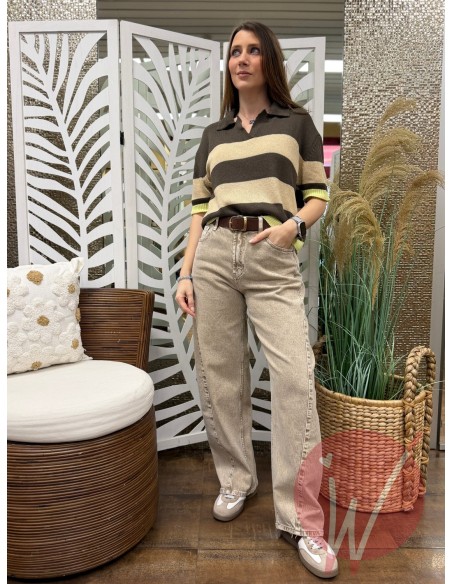Jeans Barrel Moka