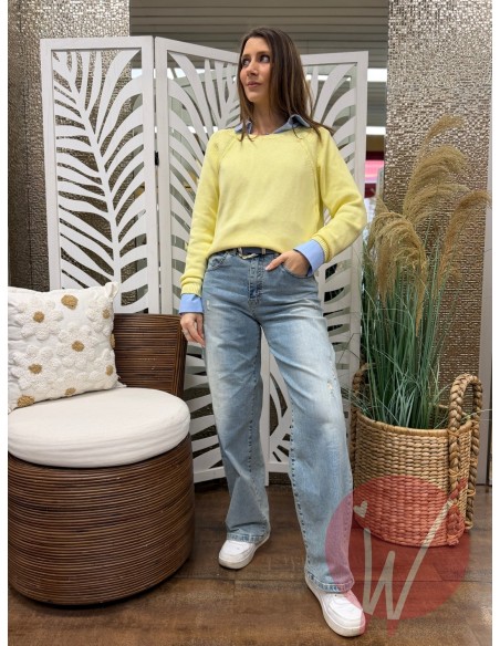 Jeans WideLeg Venice Sabbiato
