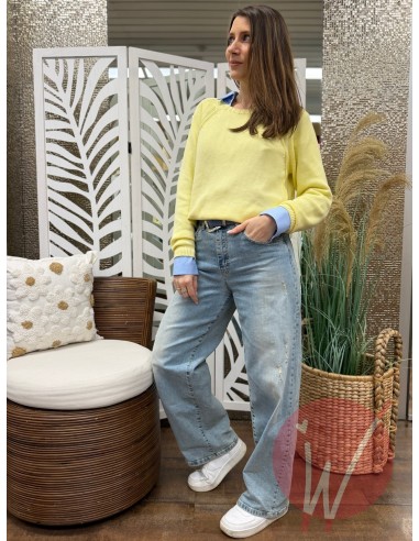 Jeans WideLeg Venice Sabbiato