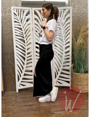 Longuette Drappeggio Audrey Nero