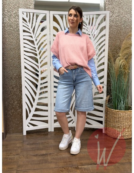 Maglia Cleo Rosa -VICOLO-