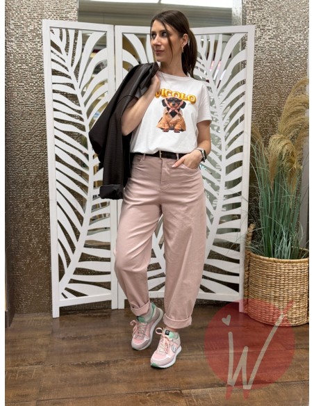 Pantalone Balloon Praga Rosa