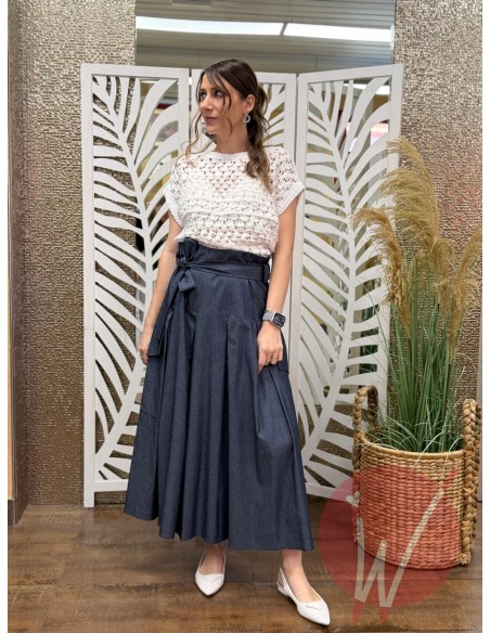 Gonna Lunga Chambray -VICOLO-