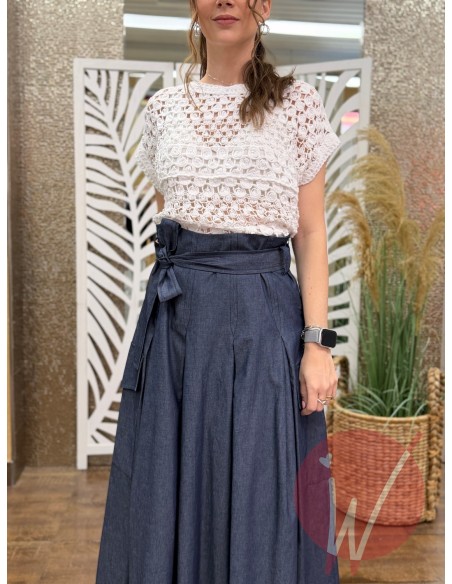 Gonna Lunga Chambray -VICOLO-