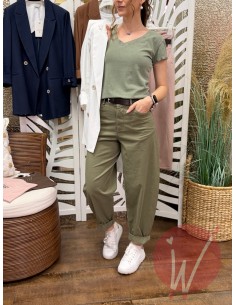 Pantalone Balloon Praga Verde Militare 2