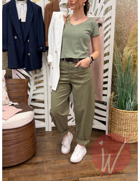 Pantalone Balloon Praga Verde Militare