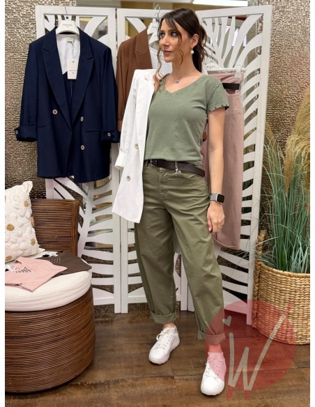 Pantalone Balloon Praga Verde Militare