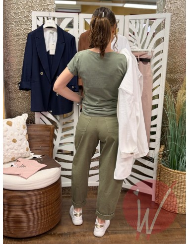 Pantalone Balloon Praga Verde Militare