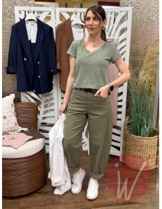 Pantalone Balloon Praga Verde Militare