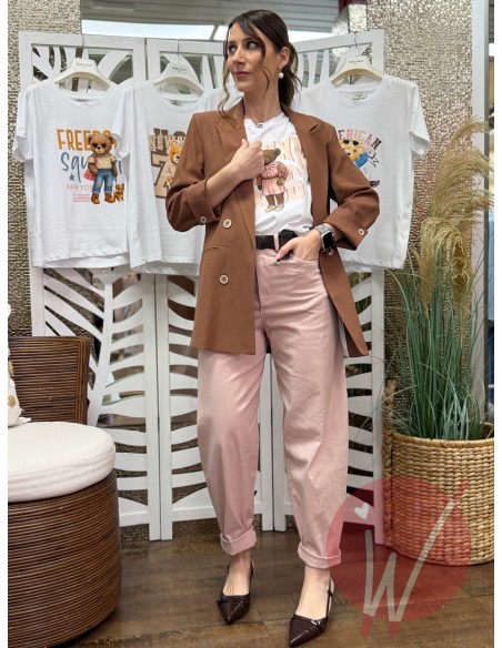 Pantalone Balloon Praga Rosa