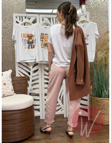 Pantalone Balloon Praga Rosa