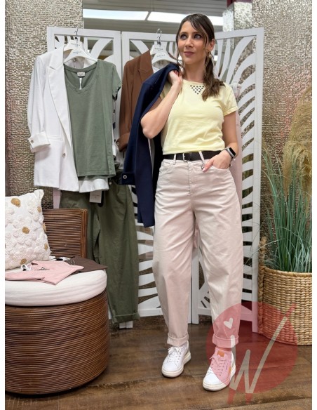 Pantalone Balloon Praga Beige