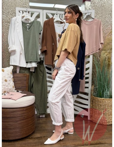 T-Shirt Asimmetrica Coco Safari -VICOLO-