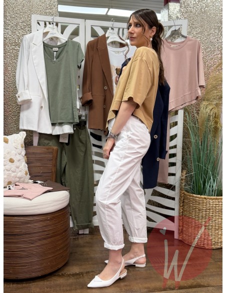 T-Shirt Asimmetrica Coco Safari -VICOLO-