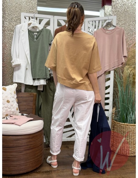 T-Shirt Asimmetrica Coco Safari -VICOLO-