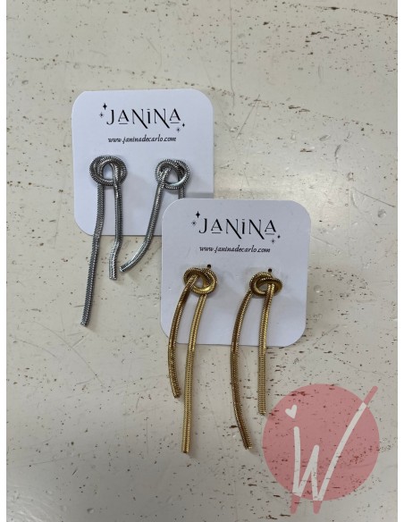 Orecchino Nodo Semplice -JANINA