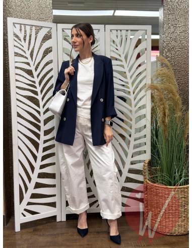 Pantalone Ovetto Boston Bianco