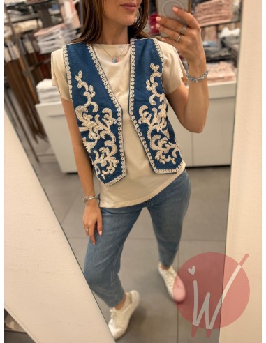 Gilet Bohème Denim