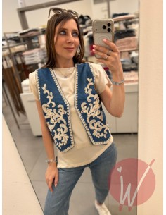 Gilet Bohème Denim
