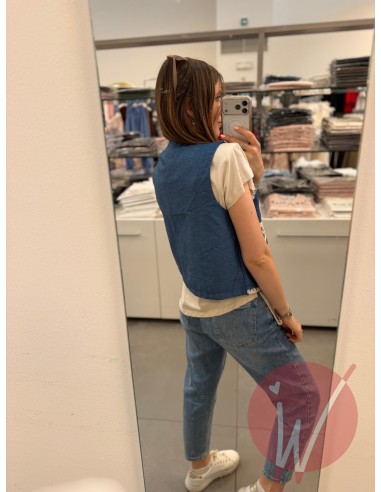 Gilet Bohème Denim